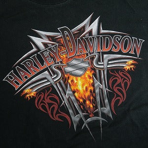 VINTAGE ヴィンテージ Harley Davidson Red Blade LS Tee ロンT 黒 Size 【L】 【中古品-良い】 20818601