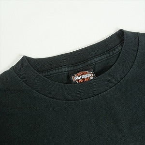 VINTAGE ヴィンテージ Harley Davidson Orange Flame LS Tee ロンT 黒 Size 【XL】 【中古品-良い】 20818602