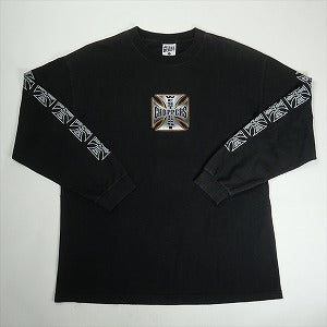 VINTAGE ヴィンテージ Weat Coast Choppers Orange Logo LS Tee ロンT 黒 Size 【XL相当】 【中古品-良い】 20818605