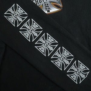 VINTAGE ヴィンテージ Weat Coast Choppers Orange Logo LS Tee ロンT 黒 Size 【XL相当】 【中古品-良い】 20818605