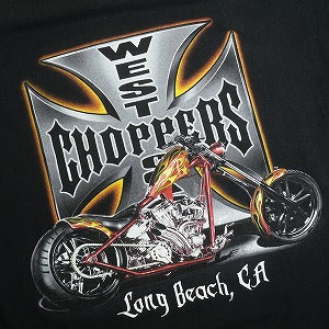VINTAGE ヴィンテージ Weat Coast Choppers Orange Logo LS Tee ロンT 黒 Size 【XL相当】 【中古品-良い】 20818605