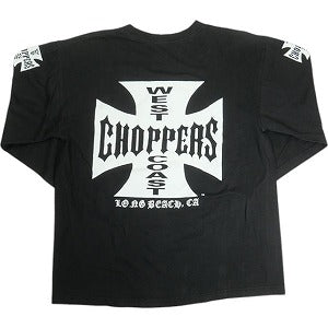 VINTAGE ヴィンテージ Weat Coast Choppers Iron Cross LS Tee ロンT 黒 Size 【L】 【中古品-良い】 20818607