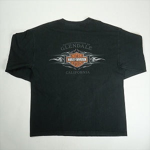 VINTAGE ヴィンテージ Harley Davidson Skull & Thons LS Tee ロンT 黒 Size 【L】 【中古品-良い】 20818610