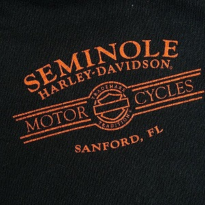 VINTAGE ヴィンテージ Harley Davidson Flaming Skull LS Tee ロンT 黒 Size 【XL】 【中古品-良い】 20818613