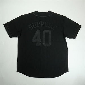 SUPREME シュプリーム ×40 Acres 25SS Twill Baseball Jersey Black ベースボールジャージ 黒 Size 【M】 【新古品・未使用品】 20818616