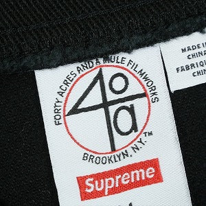 SUPREME シュプリーム ×40 Acres 25SS Twill Baseball Jersey Black ベースボールジャージ 黒 Size 【M】 【新古品・未使用品】 20818616