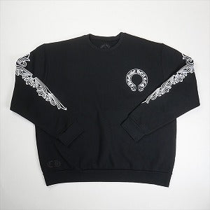 CHROME HEARTS クロム・ハーツ HORSESHOE CREW SWEAT BLACK クルーネックスウェット 黒 Size 【XS】 【新古品・未使用品】 20818625