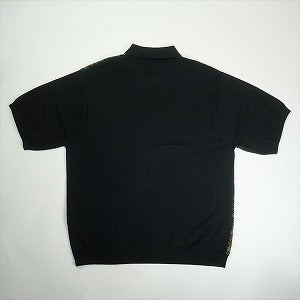 SUPREME シュプリーム 24SS Plaid Knit S/S Polo Black ニットポロシャツ 黒 Size 【L】 【新古品・未使用品】 20818648