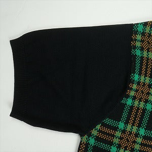SUPREME シュプリーム 24SS Plaid Knit S/S Polo Black ニットポロシャツ 黒 Size 【L】 【新古品・未使用品】 20818648