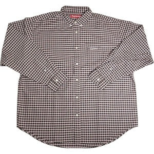 SUPREME シュプリーム 23AW Loose Fit Oxford Shirt Brown Plaid 長袖シャツ 茶 Size 【L】 【新古品・未使用品】 20818650