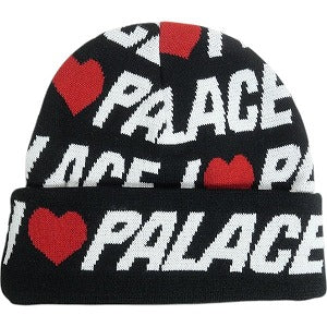 Palace Skateboards パレススケートボード 24SS I Love Palace Beanie Black ビーニー 黒 Size 【フリー】 【新古品・未使用品】 20818656