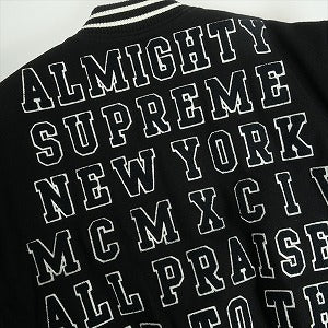 SUPREME シュプリーム 25SS Praises Varsity Jacket Black ジャケット 黒 Size 【L】 【中古品-非常に良い】 20818657