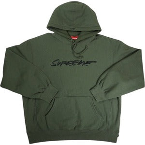SUPREME シュプリーム 24SS Futura Hooded Sweatshirt Dark Olive パーカー オリーブ Size 【L】 【中古品-非常に良い】 20818660