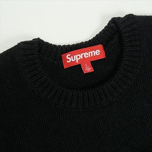 SUPREME シュプリーム 25SS Contrast Logo Sweater Black セーター 黒 Size 【L】 【中古品-非常に良い】 20818662