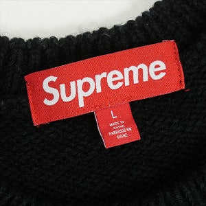 SUPREME シュプリーム 25SS Contrast Logo Sweater Black セーター 黒 Size 【L】 【中古品-非常に良い】 20818662