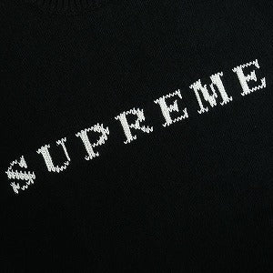 SUPREME シュプリーム 25SS Contrast Logo Sweater Black セーター 黒 Size 【L】 【中古品-非常に良い】 20818662