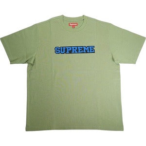 SUPREME シュプリーム 25SS Satin Applique S/S Top Olive Tシャツ オリーブ Size 【L】 【新古品・未使用品】 20818663