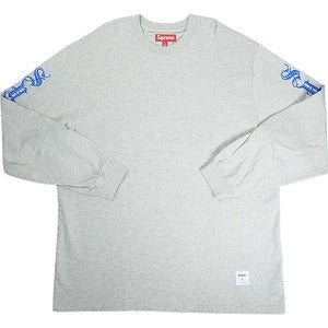 SUPREME シュプリーム 24AW Old English L/S Top Heather Grey ロンT 灰 Size 【L】 【中古品-非常に良い】 20818664