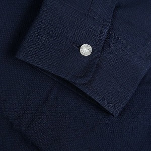 Palace Skateboards パレススケートボード 25SS SEERSUCKER OXFORD SHIRT NAVY 長袖シャツ 紺 Size 【L】 【新古品・未使用品】 20818666