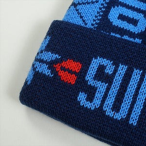 SUPREME シュプリーム 23AW Snow Beanie Navy ボンボンビーニー 紺 Size 【フリー】 【中古品-非常に良い】 20818667