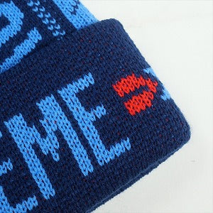 SUPREME シュプリーム 23AW Snow Beanie Navy ボンボンビーニー 紺 Size 【フリー】 【中古品-非常に良い】 20818667