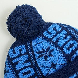 SUPREME シュプリーム 23AW Snow Beanie Navy ボンボンビーニー 紺 Size 【フリー】 【中古品-非常に良い】 20818667
