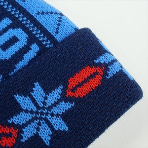 SUPREME シュプリーム 23AW Snow Beanie Navy ボンボンビーニー 紺 Size 【フリー】 【中古品-非常に良い】 20818667