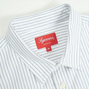 SUPREME シュプリーム 19AW Flannel Oxford Shirt White 長袖シャツ 白青 Size 【M】 【中古品-非常に良い】 20818773