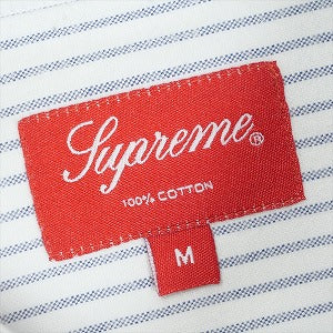 SUPREME シュプリーム 19AW Flannel Oxford Shirt White 長袖シャツ 白青 Size 【M】 【中古品-非常に良い】 20818773