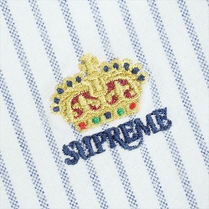 SUPREME シュプリーム 19AW Flannel Oxford Shirt White 長袖シャツ 白青 Size 【M】 【中古品-非常に良い】 20818773