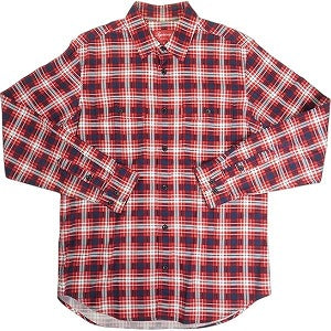 SUPREME シュプリーム Printed Plaid Flannel Shirt Red 長袖シャツ 赤 Size 【S】 【中古品-良い】 20818775
