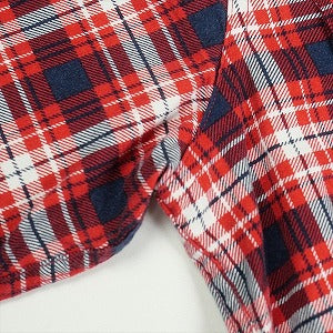 SUPREME シュプリーム Printed Plaid Flannel Shirt Red 長袖シャツ 赤 Size 【S】 【中古品-良い】 20818775