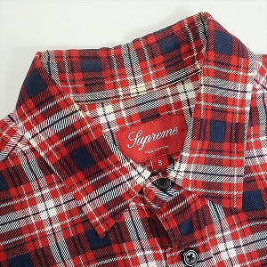 SUPREME シュプリーム Printed Plaid Flannel Shirt Red 長袖シャツ 赤 Size 【S】 【中古品-良い】 20818775