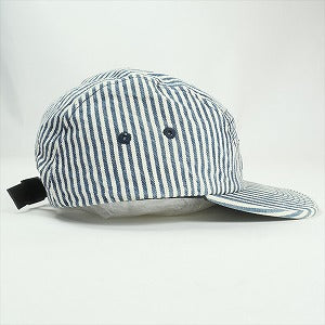 SUPREME シュプリーム 18SS Denim Camp Cap Indigo Stripe キャンプキャップ 青 Size 【フリー】 【中古品-良い】 20818781