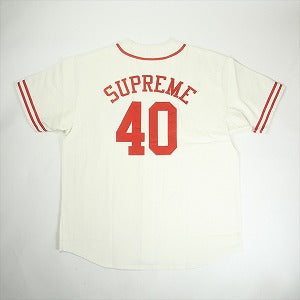 SUPREME シュプリーム ×40 Acres 25SS Twill Baseball Jersey Natural ベースボールジャージ ナチュラル Size 【XL】 【新古品・未使用品】 20818805