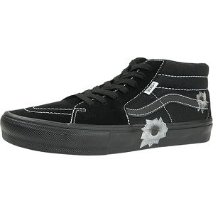 SUPREME シュプリーム ×Vans×Nate Lowman 25SS Skate Grosso Mid Black 日本限定スニーカー 黒 Size 【27.0cm】 【新古品・未使用品】 20818841