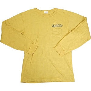 At Last ＆ Co アットラスト/BUTCHER PRODUCTS ブッチャープロダクツ POCKET L-S TEE ロンT 黄 Size 【38】 【中古品-良い】 20818843