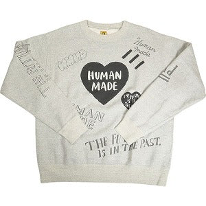 HUMAN MADE ヒューマンメイド 24AW GRAFFITI SWEATSHIRT GRAY HM28CS022 クルーネックスウェット 灰 Size 【L】 【新古品・未使用品】 20818880