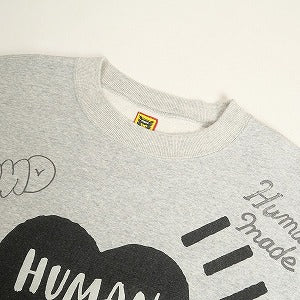 HUMAN MADE ヒューマンメイド 24AW GRAFFITI SWEATSHIRT GRAY HM28CS022 クルーネックスウェット 灰 Size 【L】 【新古品・未使用品】 20818880