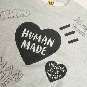 HUMAN MADE ヒューマンメイド 24AW GRAFFITI SWEATSHIRT GRAY HM28CS022 クルーネックスウェット 灰 Size 【L】 【新古品・未使用品】 20818880
