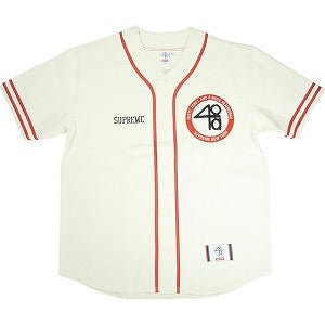SUPREME シュプリーム ×40 Acres 25SS Twill Baseball Jersey Natural ベースボールジャージ ナチュラル Size 【M】 【中古品-ほぼ新品】 20818910