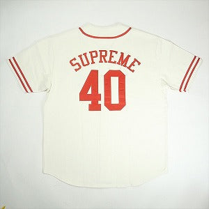 SUPREME シュプリーム ×40 Acres 25SS Twill Baseball Jersey Natural ベースボールジャージ ナチュラル Size 【M】 【中古品-ほぼ新品】 20818910