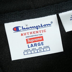 SUPREME シュプリーム ×Champion 25SS Hooded Sweatshirt Black パーカー 黒 Size 【L】 【中古品-非常に良い】 20818911