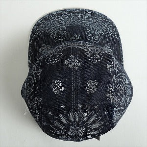 SUPREME シュプリーム 25SS Bandana Jacquard Denim Camp Cap Indigo キャンプキャップ インディゴ Size 【フリー】 【新古品・未使用品】 20818916