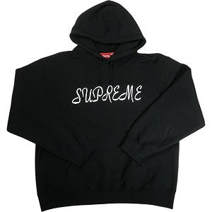 SUPREME シュプリーム 23SS Script Hooded Sweatshirt Black パーカー 黒 Size 【L】 【新古品・未使用品】 20818924
