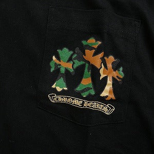 CHROME HEARTS クロム・ハーツ HORSESHOE 3 CEM CRS POCKET T-SHIRT BLACK/CAMO/GOLD Tシャツ 黒 Size 【M】 【新古品・未使用品】 20818937
