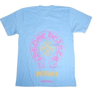 CHROME HEARTS クロム・ハーツ Miami Art Basel Limited Horseshoe Tee Blue Tシャツ 水色 Size 【L】 【新古品・未使用品】 20818939