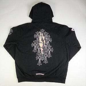 CHROME HEARTS クロム・ハーツ ×DEADLY DOOL ZIP UP HOODIE Black ジップパーカー 黒 Size 【L】 【新古品・未使用品】 20818942