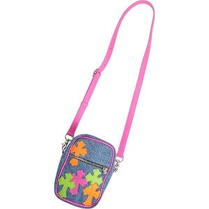 CHROME HEARTS クロム・ハーツ TAKA MINI FBRC CEM CRS PTCHS クロスパッチ付きデニムショルダーバッグ インディゴ Size 【フリー】 【新古品・未使用品】 20818944