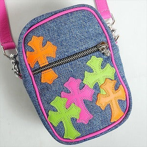 CHROME HEARTS クロム・ハーツ TAKA MINI FBRC CEM CRS PTCHS クロスパッチ付きデニムショルダーバッグ インディゴ Size 【フリー】 【新古品・未使用品】 20818944